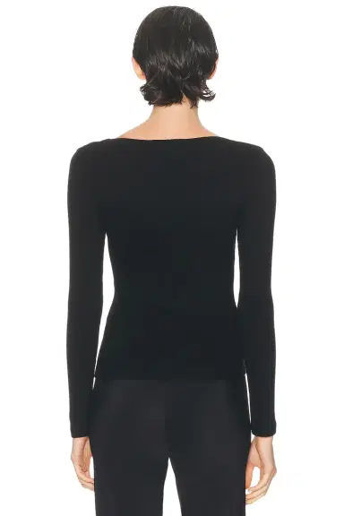 Sablyn Isla Scoop Neck Long Sleeve Tee | Thumbnail 3 Sablyn Isla Scoop Neck Long Sleeve Tee | Thumbnail 3