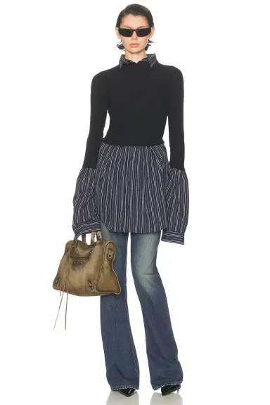 Balenciaga Layered Sweater Top | Thumbnail 4 Balenciaga Layered Sweater Top | Thumbnail 4