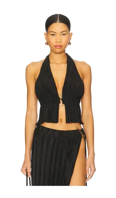 4th & Reckless Daisy Halter Neck Detail Top | Thumbnail 1 4th & Reckless Daisy Halter Neck Detail Top | Thumbnail 1