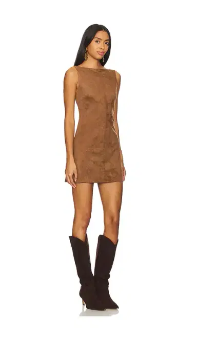 Tularosa Mimi Faux Suede Dress | Thumbnail 2 Tularosa Mimi Faux Suede Dress | Thumbnail 2