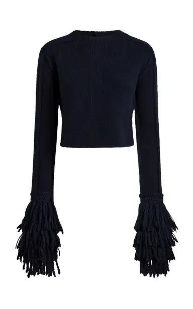 Etro Fringed Wool-Blend Cardigan | Thumbnail 1 Etro Fringed Wool-Blend Cardigan | Thumbnail 1