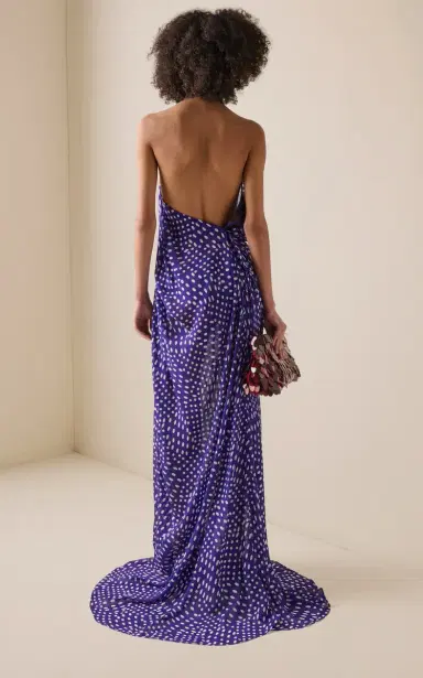 Dries Van Noten Devira Printed Georgette Gown | Thumbnail 13 Dries Van Noten Devira Printed Georgette Gown | Thumbnail 13