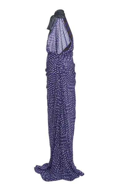 Dries Van Noten Devira Printed Georgette Gown | Thumbnail 7 Dries Van Noten Devira Printed Georgette Gown | Thumbnail 7
