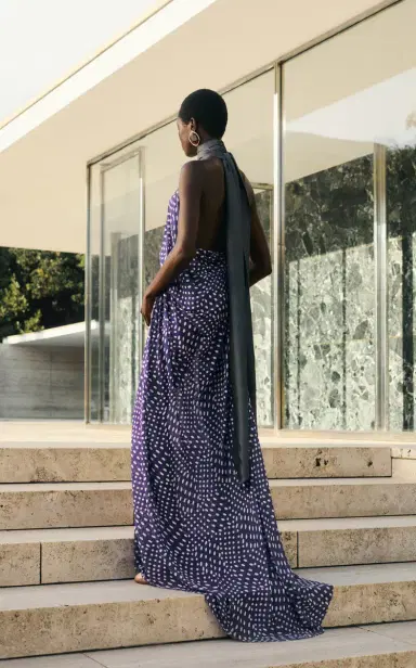 Dries Van Noten Devira Printed Georgette Gown | Thumbnail 10 Dries Van Noten Devira Printed Georgette Gown | Thumbnail 10