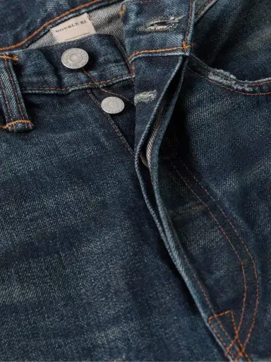 RRL Straight-Leg Distressed Selvedge Jeans - Men | Thumbnail 5 RRL Straight-Leg Distressed Selvedge Jeans - Men | Thumbnail 5