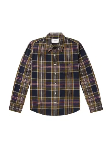 Corridor Tea Tree Checked Cotton Shirt - Men | Thumbnail 1 Corridor Tea Tree Checked Cotton Shirt - Men | Thumbnail 1