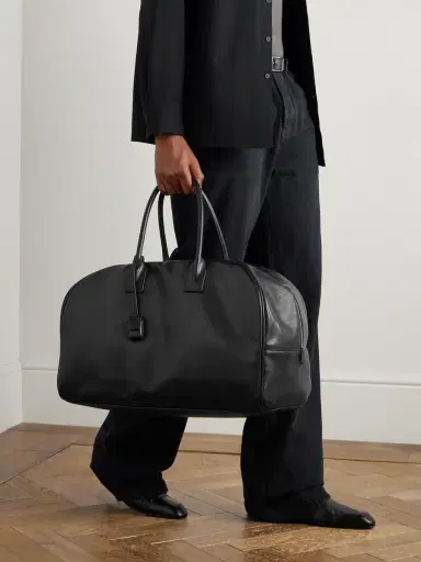Saint Laurent Leather Duffle Bag - Men | Thumbnail 2 Saint Laurent Leather Duffle Bag - Men | Thumbnail 2