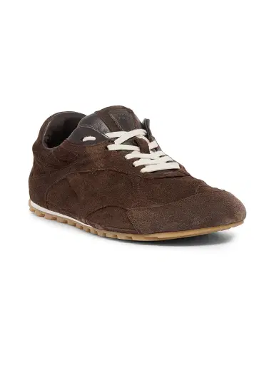 Bottega Veneta Women's Orbit Flash Suede Low-Top Sneakers - Fondant | Thumbnail 2 Bottega Veneta Women's Orbit Flash Suede Low-Top Sneakers - Fondant | Thumbnail 2