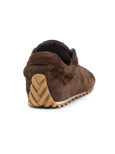 Bottega Veneta Women's Orbit Flash Suede Low-Top Sneakers - Fondant | Thumbnail 3 Bottega Veneta Women's Orbit Flash Suede Low-Top Sneakers - Fondant | Thumbnail 3