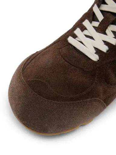 Bottega Veneta Women's Orbit Flash Suede Low-Top Sneakers - Fondant | Thumbnail 5 Bottega Veneta Women's Orbit Flash Suede Low-Top Sneakers - Fondant | Thumbnail 5