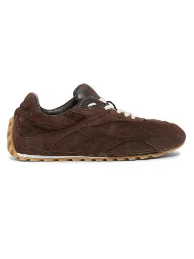 Bottega Veneta Women's Orbit Flash Suede Low-Top Sneakers - Fondant | Thumbnail 1 Bottega Veneta Women's Orbit Flash Suede Low-Top Sneakers - Fondant | Thumbnail 1