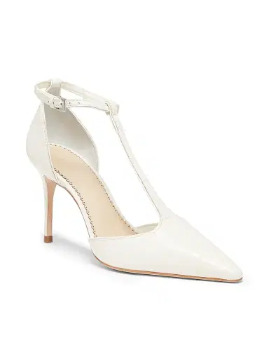Cinq à Sept Women's Clara Croco 85MM Leather T-Strap Pumps - | Thumbnail 2 Cinq à Sept Women's Clara Croco 85MM Leather T-Strap Pumps - | Thumbnail 2