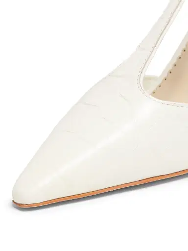 Cinq à Sept Women's Clara Croco 85MM Leather T-Strap Pumps - | Thumbnail 6 Cinq à Sept Women's Clara Croco 85MM Leather T-Strap Pumps - | Thumbnail 6