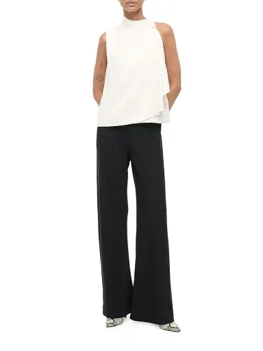 STAUD Women's Sierra Draped Stretch-Silk Sleeveless Top - | Thumbnail 2 STAUD Women's Sierra Draped Stretch-Silk Sleeveless Top - | Thumbnail 2