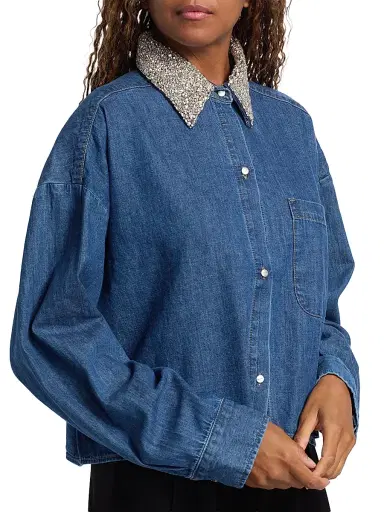 TWP Women's My Ex's Denim Jacket - Antwerp | Thumbnail 6 TWP Women's My Ex's Denim Jacket - Antwerp | Thumbnail 6