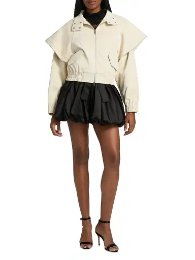 Aknvas Women's Fredy Faux-Leather Jacket - Cream | Thumbnail 2 Aknvas Women's Fredy Faux-Leather Jacket - Cream | Thumbnail 2