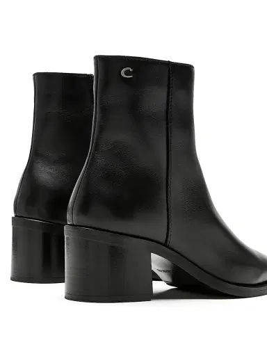 La Canadienne Women's Julieta 65MM Leather Booties - Black Leather - Size 9.5 | Thumbnail 3 La Canadienne Women's Julieta 65MM Leather Booties - Black Leather - Size 9.5 | Thumbnail 3
