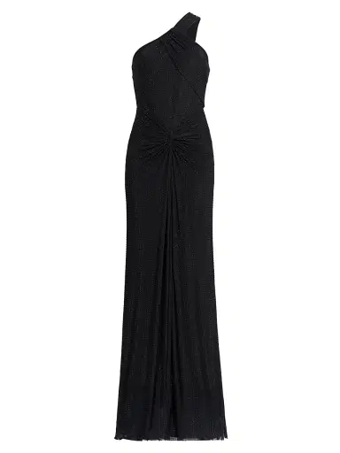 BCBGMAXAZRIA Women's Embellished Twist Hot Fix Gown - Black - Size 12 | Thumbnail 1 BCBGMAXAZRIA Women's Embellished Twist Hot Fix Gown - Black - Size 12 | Thumbnail 1