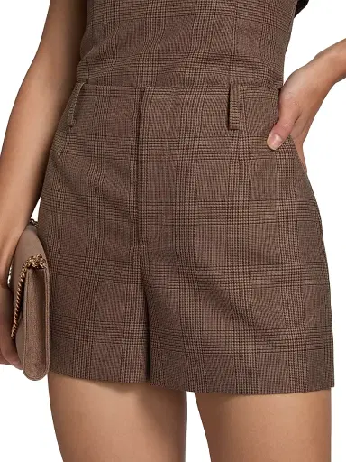 Cami NYC Women's Jolie Plaid Tweed Shorts | Thumbnail 6 Cami NYC Women's Jolie Plaid Tweed Shorts | Thumbnail 6