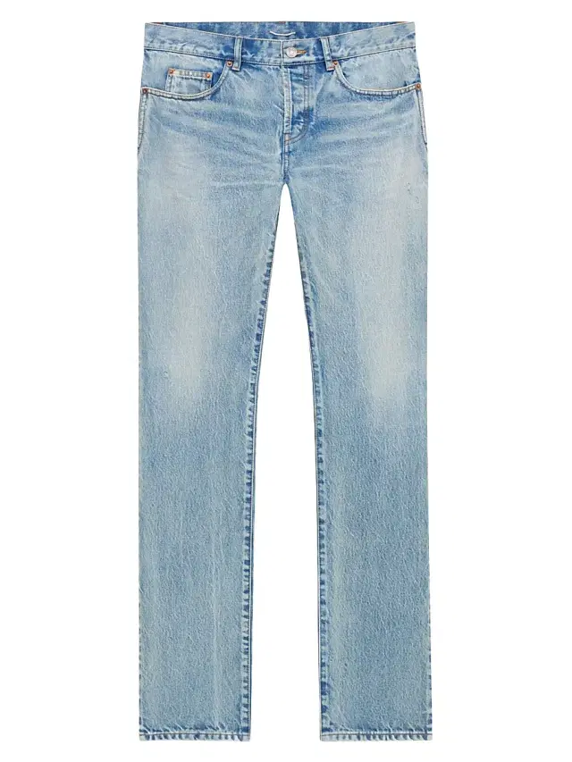 Men's Low-Rise Jeans in Beat Denim - Blue Beat Men's Low-Rise Jeans in Beat Denim - Blue Beat