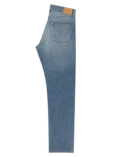 Saint Laurent Men's Mick Long Jeans in Denim - Norvegian Blue | Thumbnail 2 Saint Laurent Men's Mick Long Jeans in Denim - Norvegian Blue | Thumbnail 2