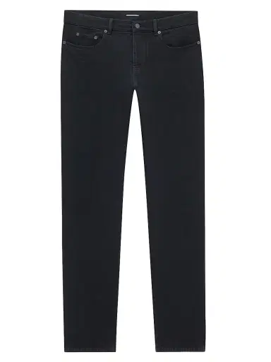 Saint Laurent Men's Low-Rise Jeans in Plain Carbon Denim - Plain Carbon Black | Thumbnail 1 Saint Laurent Men's Low-Rise Jeans in Plain Carbon Denim - Plain Carbon Black | Thumbnail 1