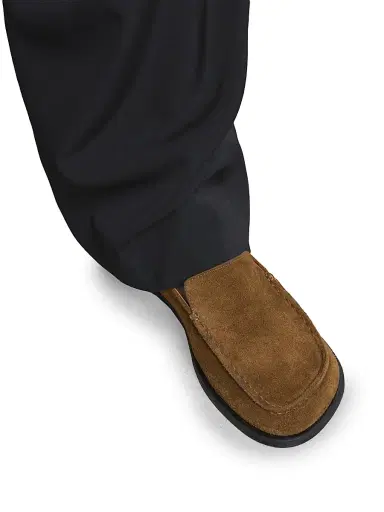 Dear Frances Women's Drew Suede Penny Loafers | Thumbnail 3 Dear Frances Women's Drew Suede Penny Loafers | Thumbnail 3
