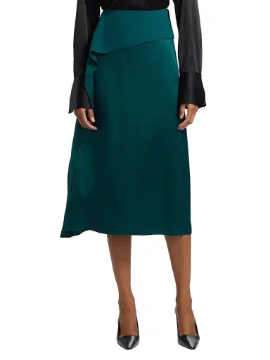 Erdem Women's Tempest Draped A-Line Midi-Skirt - Tempest | Thumbnail 3 Erdem Women's Tempest Draped A-Line Midi-Skirt - Tempest | Thumbnail 3