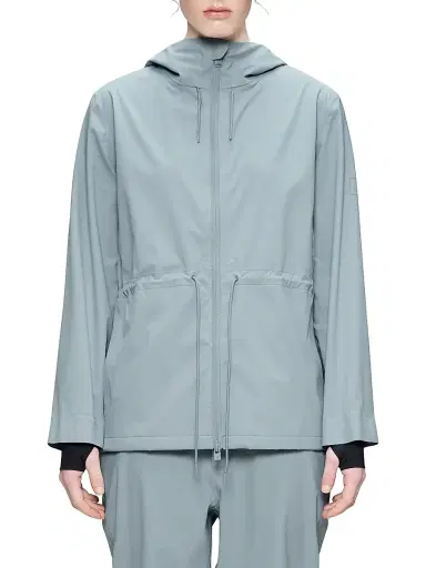 Rains Women's Suva Waterproof Hooded Jacket - Pool | Thumbnail 3 Rains Women's Suva Waterproof Hooded Jacket - Pool | Thumbnail 3