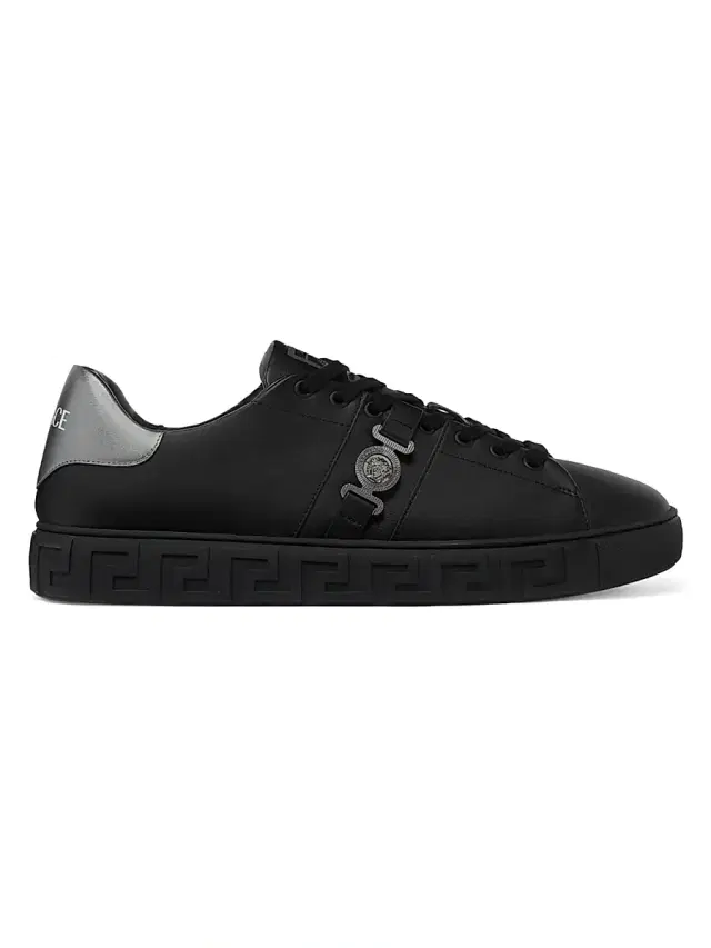 Men's Medusa Low-Top Sneakers - Black Anthracite Ruthenium Men's Medusa Low-Top Sneakers - Black Anthracite Ruthenium