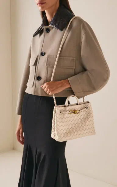 Bottega Veneta Small Andiamo Intrecciato Leather Bag | Thumbnail 3 Bottega Veneta Small Andiamo Intrecciato Leather Bag | Thumbnail 3