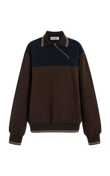 Miu Miu Oversized Knit Sweatshirt | Thumbnail 6 Miu Miu Oversized Knit Sweatshirt | Thumbnail 6