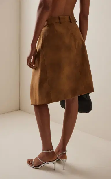 DES_PHEMMES Embroidered Faux Suede Wrap Skirt | Thumbnail 4 DES_PHEMMES Embroidered Faux Suede Wrap Skirt | Thumbnail 4