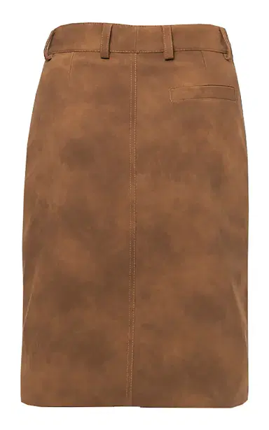 DES_PHEMMES Embroidered Faux Suede Wrap Skirt | Thumbnail 5 DES_PHEMMES Embroidered Faux Suede Wrap Skirt | Thumbnail 5