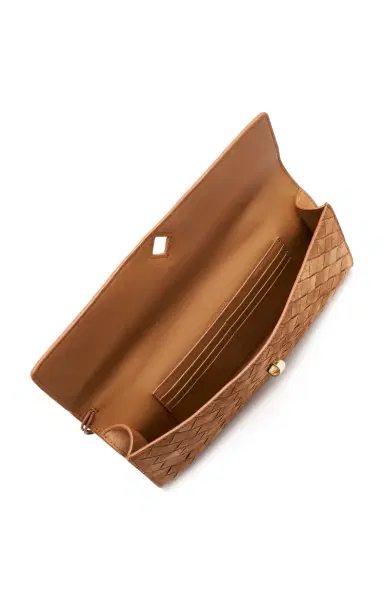 Bottega Veneta Andiamo Intrecciato Suede Clutch | Thumbnail 5 Bottega Veneta Andiamo Intrecciato Suede Clutch | Thumbnail 5