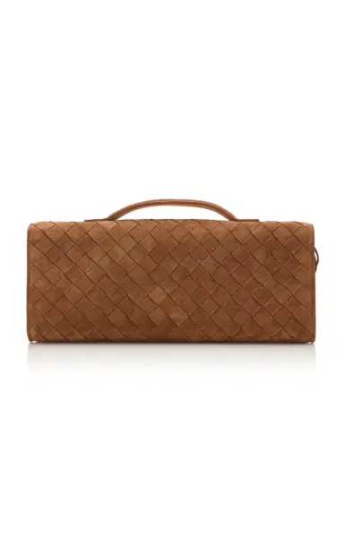 Bottega Veneta Andiamo Intrecciato Suede Clutch | Thumbnail 8 Bottega Veneta Andiamo Intrecciato Suede Clutch | Thumbnail 8