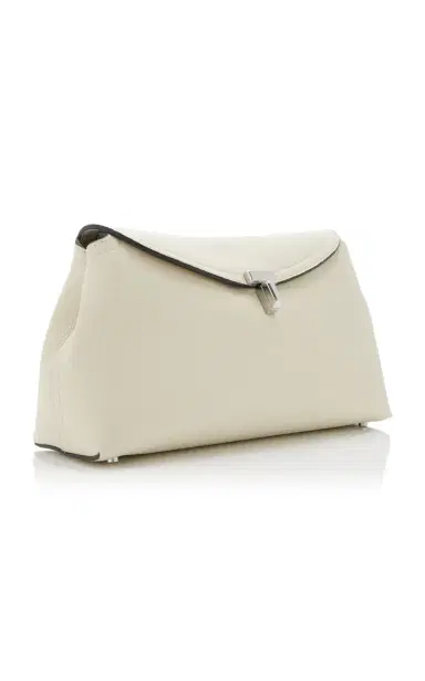 TOTEME T-Lock Leather Clutch | Thumbnail 4 TOTEME T-Lock Leather Clutch | Thumbnail 4