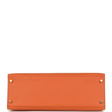 HERMÈS Pre-owned Hermes Kelly Sellier 35 Mango Epsom Gold Hardware | Thumbnail 6 HERMÈS Pre-owned Hermes Kelly Sellier 35 Mango Epsom Gold Hardware | Thumbnail 6