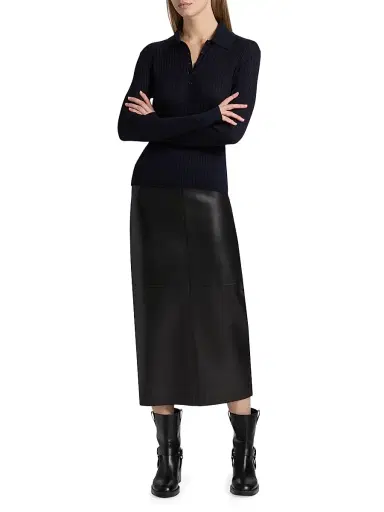 A.L.C. Women's Alex Wool Top - Midnight - Size XL | Thumbnail 2 A.L.C. Women's Alex Wool Top - Midnight - Size XL | Thumbnail 2