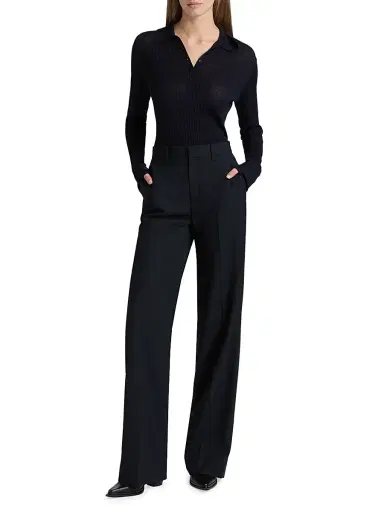 A.L.C. Women's Hirsh Wool Straight-Leg Pants | Thumbnail 2 A.L.C. Women's Hirsh Wool Straight-Leg Pants | Thumbnail 2