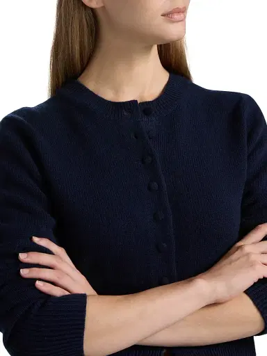 A.L.C. Women's Skyler Cashmere Cardigan - Navy - Size XL | Thumbnail 6 A.L.C. Women's Skyler Cashmere Cardigan - Navy - Size XL | Thumbnail 6