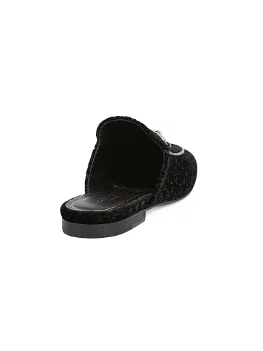 Gucci Women's Princetown Monogram Mules - Black | Thumbnail 3 Gucci Women's Princetown Monogram Mules - Black | Thumbnail 3