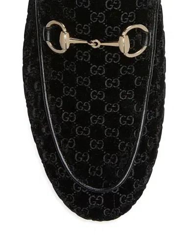 Gucci Women's Princetown Monogram Mules - Black | Thumbnail 5 Gucci Women's Princetown Monogram Mules - Black | Thumbnail 5