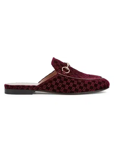 Gucci Women's Princetown Monogram Mules - Black | Thumbnail 6 Gucci Women's Princetown Monogram Mules - Black | Thumbnail 6