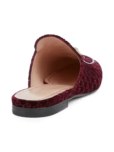 Gucci Women's Princetown Monogram Mules - Black | Thumbnail 8 Gucci Women's Princetown Monogram Mules - Black | Thumbnail 8
