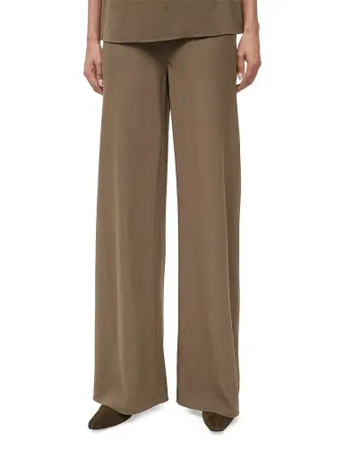 Staud Women's Stroll Wide-Leg Pants - Truffle | Thumbnail 2 Staud Women's Stroll Wide-Leg Pants - Truffle | Thumbnail 2