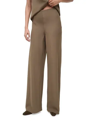 Staud Women's Stroll Wide-Leg Pants - Truffle | Thumbnail 3 Staud Women's Stroll Wide-Leg Pants - Truffle | Thumbnail 3