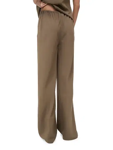 Staud Women's Stroll Wide-Leg Pants - Truffle | Thumbnail 4 Staud Women's Stroll Wide-Leg Pants - Truffle | Thumbnail 4