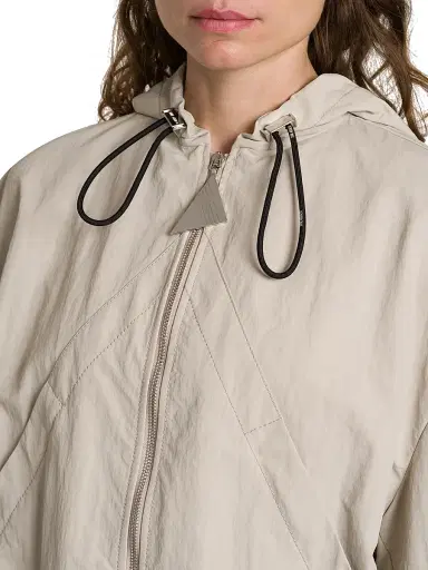 The Attico Women's Crispy Bomber Jacket - Ice | Thumbnail 6 The Attico Women's Crispy Bomber Jacket - Ice | Thumbnail 6