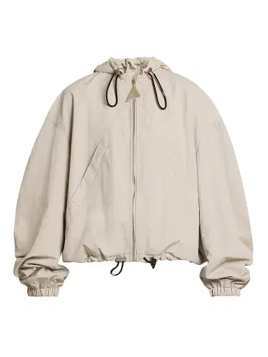 The Attico Women's Crispy Bomber Jacket - Ice | Thumbnail 1 The Attico Women's Crispy Bomber Jacket - Ice | Thumbnail 1